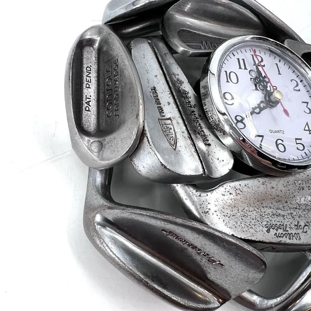 VTG On Tour Golf Club Golfer Golfing Maxfli Wilson Iron Wall Clock
